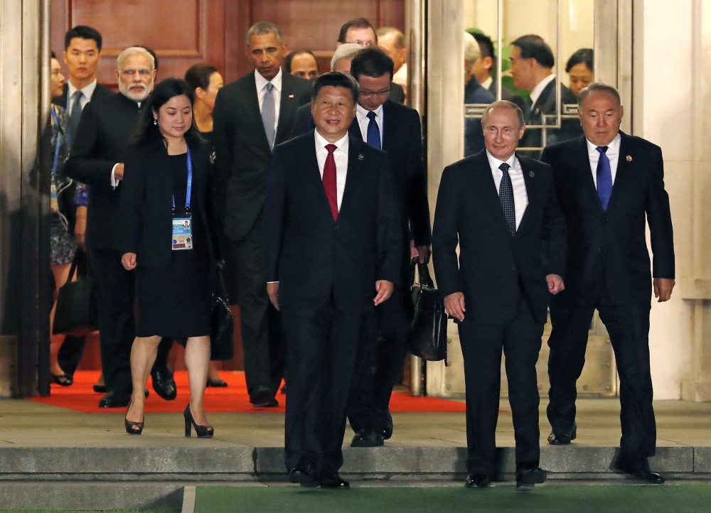 各國元首齊聚的G20峰會今在中國杭州閉幕。（美聯社）