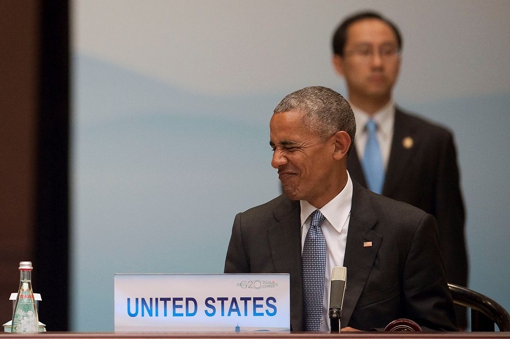 中國舉辦G20會議，迎接美國總統歐巴馬的方式，被解讀成是要給歐巴馬難堪。（路透社）