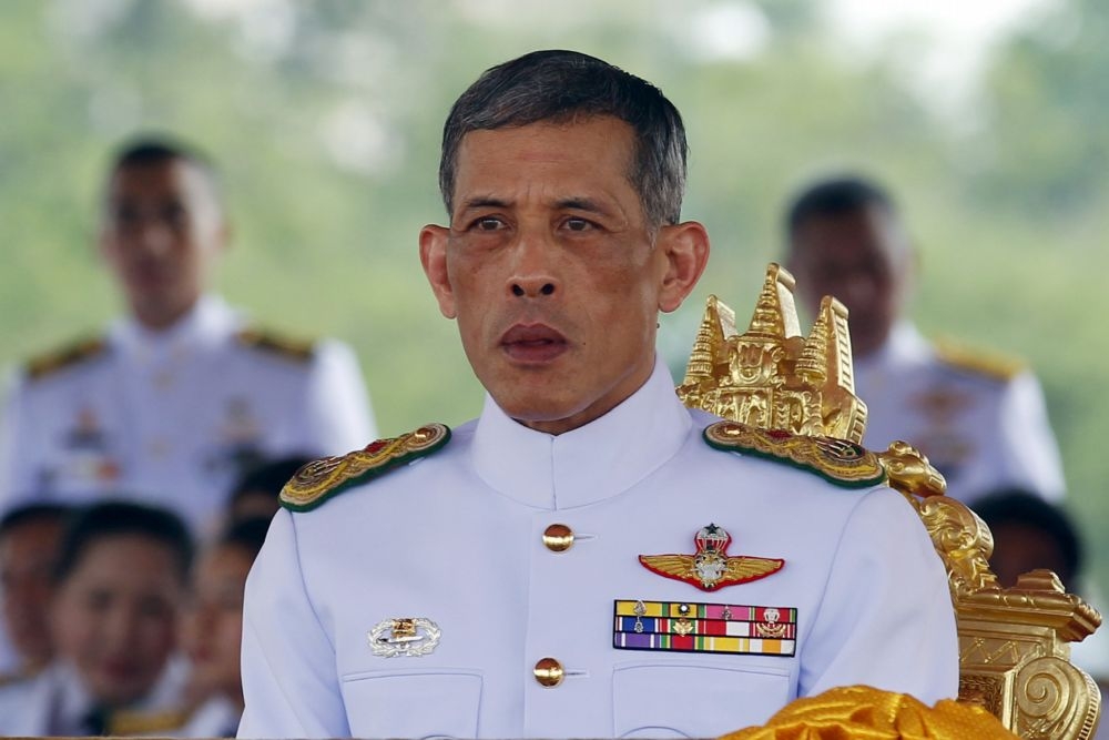 繼位泰國國王的瓦集拉隆功5月出席曼谷王室儀式。（美聯社）