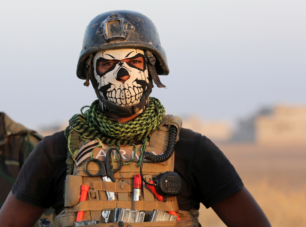 伊拉克特種部隊為受過專業訓練的菁英部隊。（美聯社）