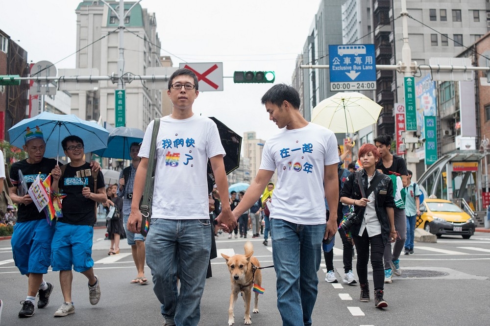 當前台灣的法律，兩人相愛分性別，未來將納入修法後，將顛覆性別歧視，邁向婚姻平權國家。（攝影：李昆翰）