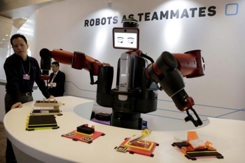 資策會MIC表示，協作機器人2020年產值可能高達320億。（湯森路透）