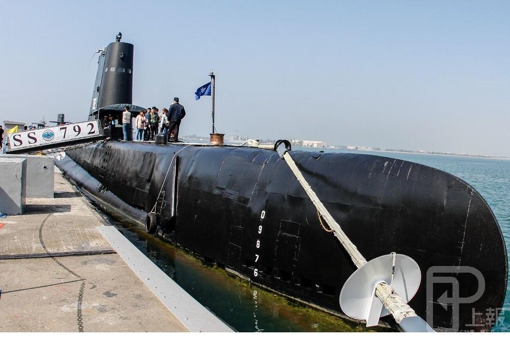 海軍罕見開放骨董級海豹潛艦，讓外界窺探它的神祕潛航的任務。(攝影：蘇郁晴)