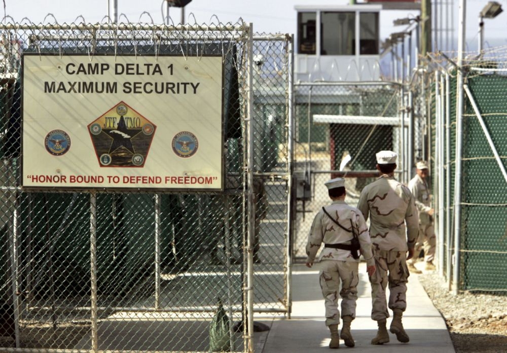美國軍方在古巴的關塔那摩灣監獄。 （美聯社）
