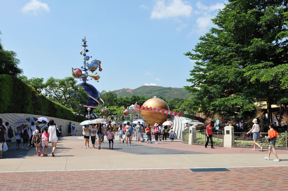香港迪士尼樂園。（Wikimedia Commons）