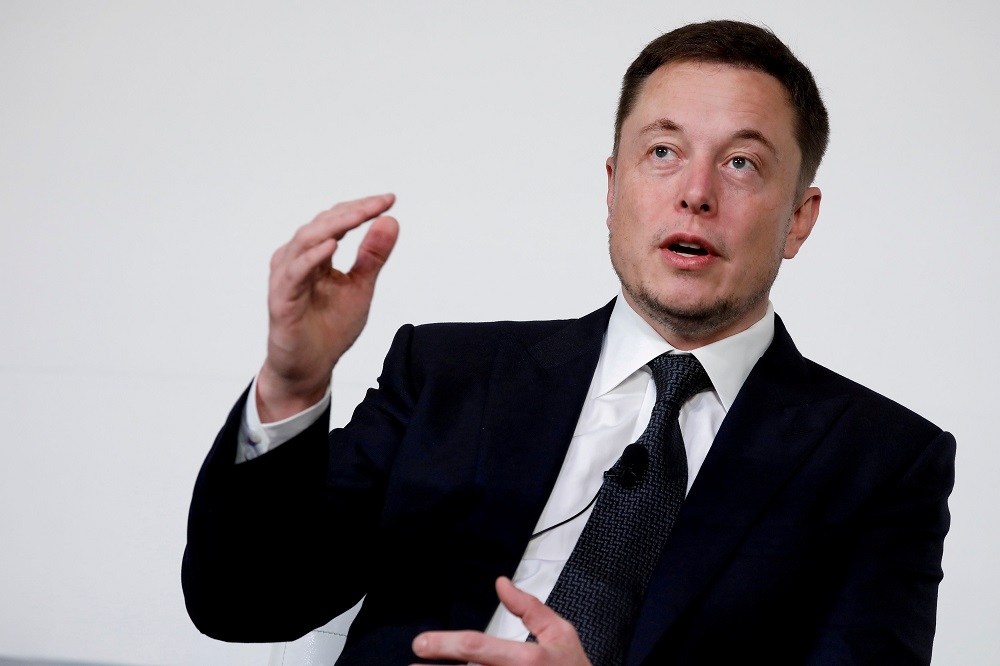 特斯拉CEO馬斯克（Elon Musk）。（湯森路透）