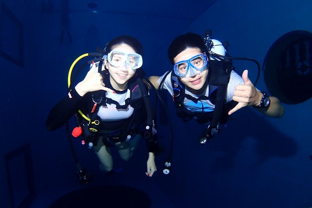 「潛立方」室內潛水體驗（圖片：Accupass）