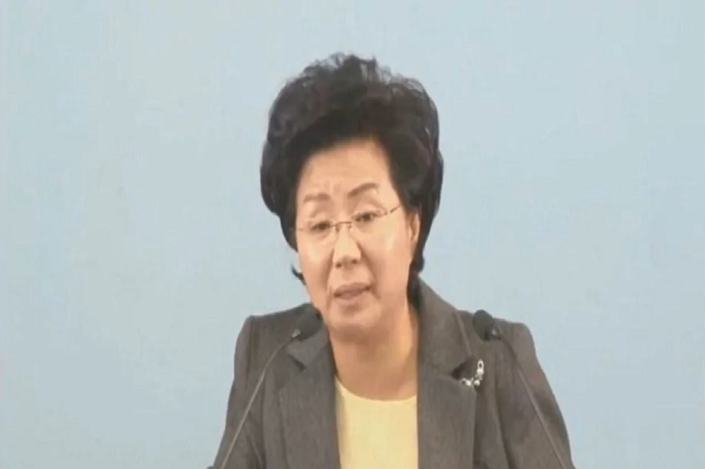 申玉珠於7月24日被指控強制監禁和人身攻擊，在首爾遭到逮捕。（翻攝自YouTube）