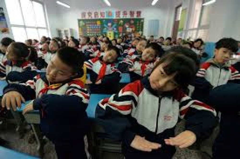 日前有人發現，在上海小學二年級第二學期的語文課本上，原本關於「外婆」的用詞，新版都改為「姥姥」。（湯森路透）