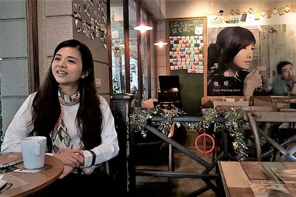許惠婷與賴雅妍在劇裡劇外，都是咖啡店的舵手（圖片來源：虞煥榮攝）