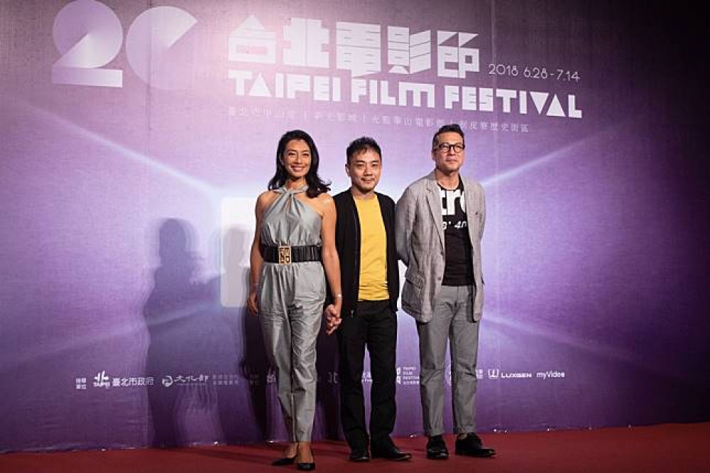 《范保德》演員王秀峰（左至右）、導演蕭雅全、演員黃仲崑（攝影：李隆揆）