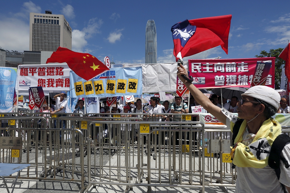 美國政策希望，台灣有信心在一個有力量的位置上與中國交往。（湯森路透）