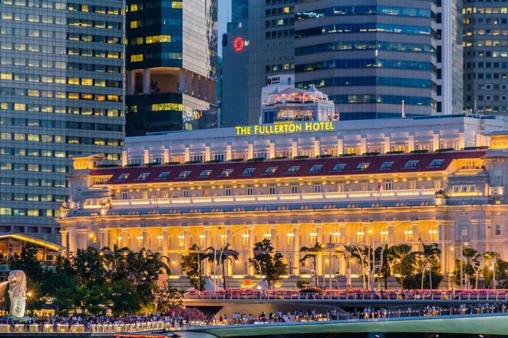 外媒報導，金正恩中意下榻新加坡富麗敦酒店。（圖片取自新加坡富麗敦酒店）