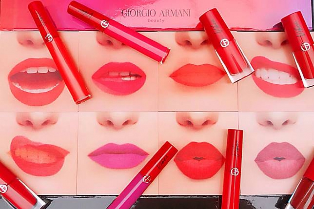 Giorgio Armani 奢華訂製唇彩系列（圖片攝影：尤昱晴）