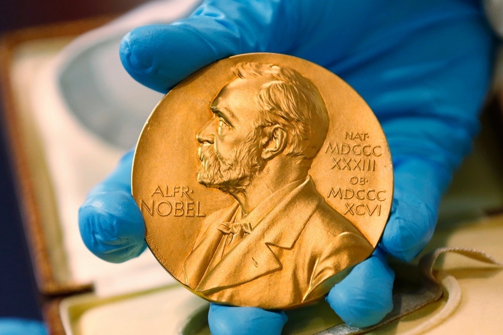 瑞典學院宣布，2018年暫停頒發諾貝爾文學獎獎章。（美聯社）
