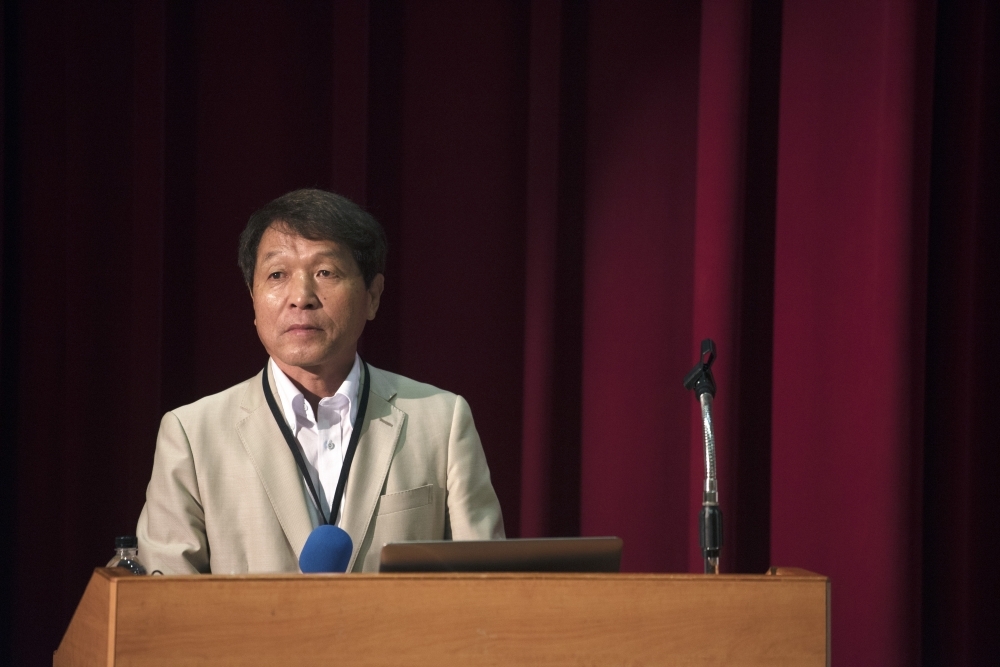 櫻井昌司應邀參與台灣冤獄平反協會年度論壇，分享他44年的平反，和日本司法制度問題。(攝影：陳沛妤)

