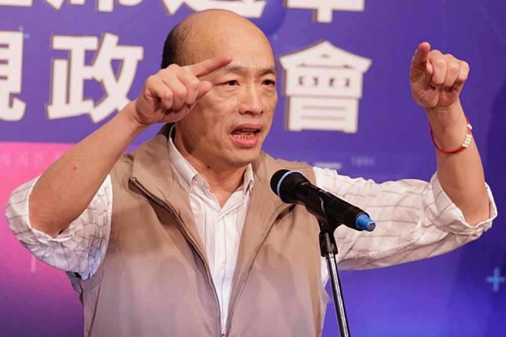 韓國瑜在地方支持下，最後決定參選高雄市長，並在清明節連假後，9日正式對外宣布。（攝影：李隆揆）