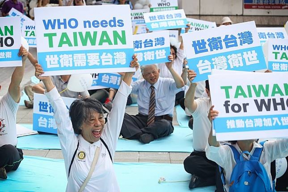 為台灣爭取今年出席世衛大會，我國友邦將於4月7日「世界衛生日」當天協同提案，要求世衛組織邀請台灣以觀察員身份參與大會。（攝影：陳品佑）