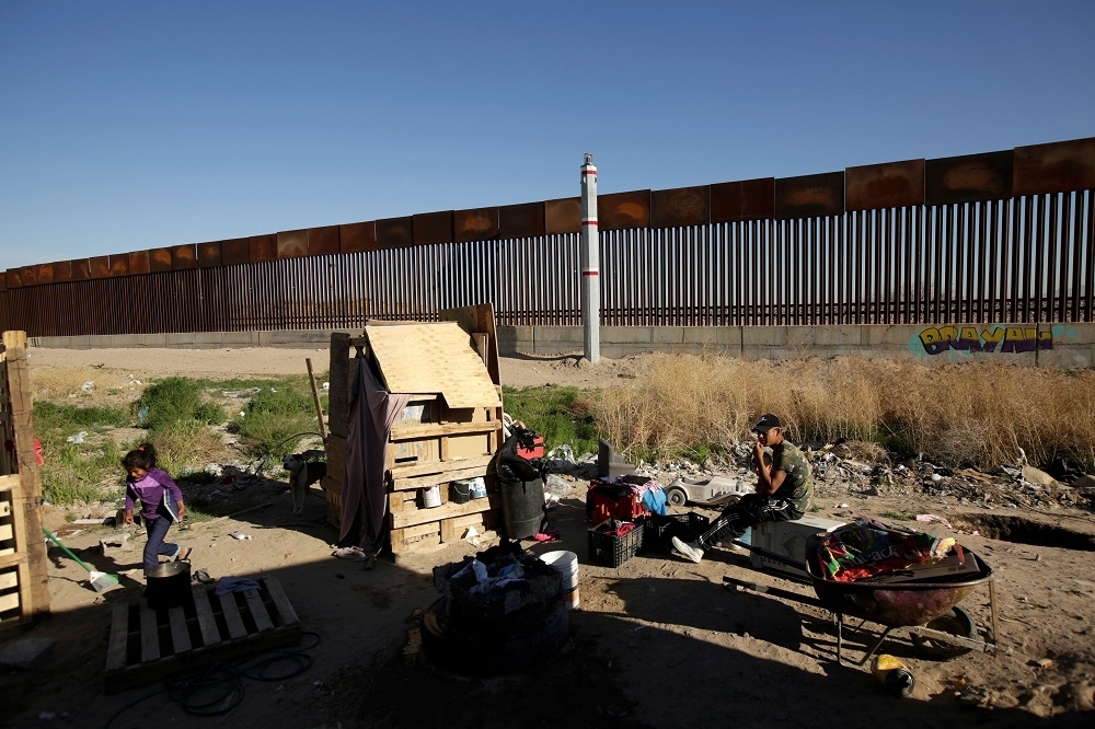 美國總統川普（Donald Trump）5日表示，欲在美墨邊境增派國民兵，最多達4000人。（湯森路透）