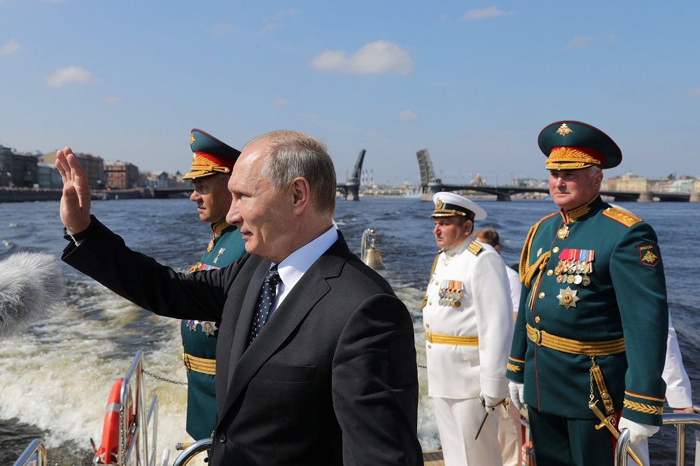 俄羅斯總統普京軍事野心大，9月將舉辦40年來最大規模軍演。（湯森路透）