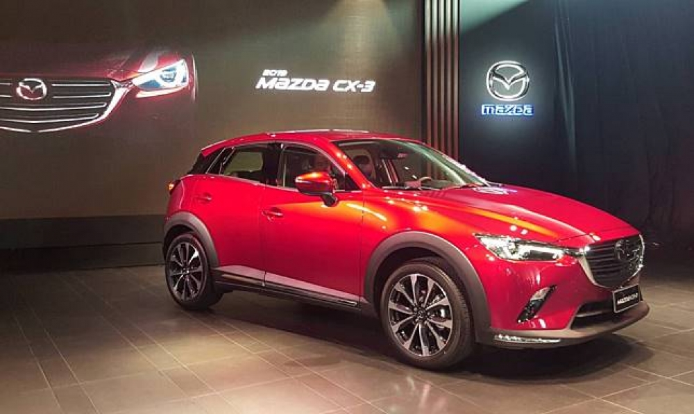 看準小型SUV商機，MAZDA 2019年式CX-3 搶市登場。（攝影：虞煥榮）