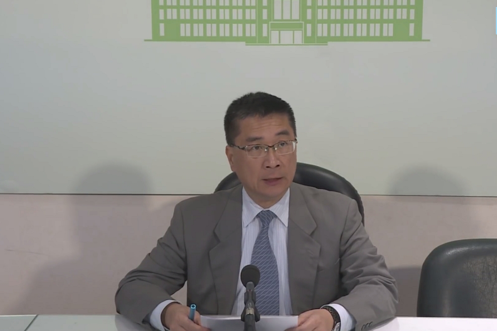 行政院發言人徐國勇於10日下午3點開記者會，說明海洋委員會及經濟部次長人事。