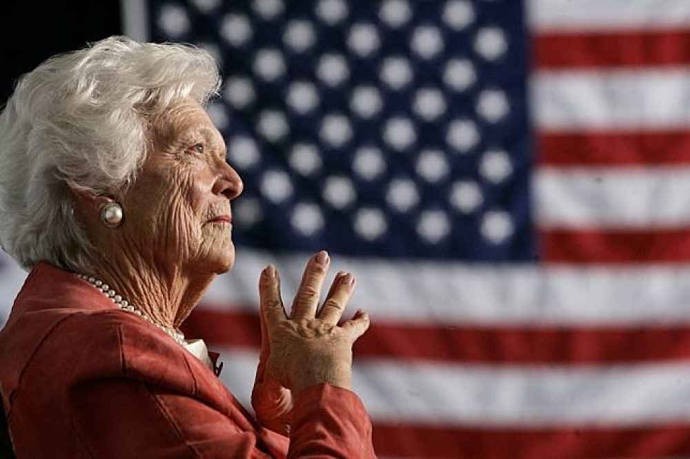 美國前總統老布希（GeorgeH.W. Bush）妻子芭芭拉病逝，享壽92歲。