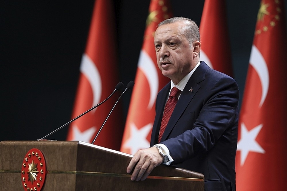 土耳其總統艾爾多安（Tayyip Erdogan）宣布，將原定2019年11月的總統大選提前至6月24日舉行。(美聯社）