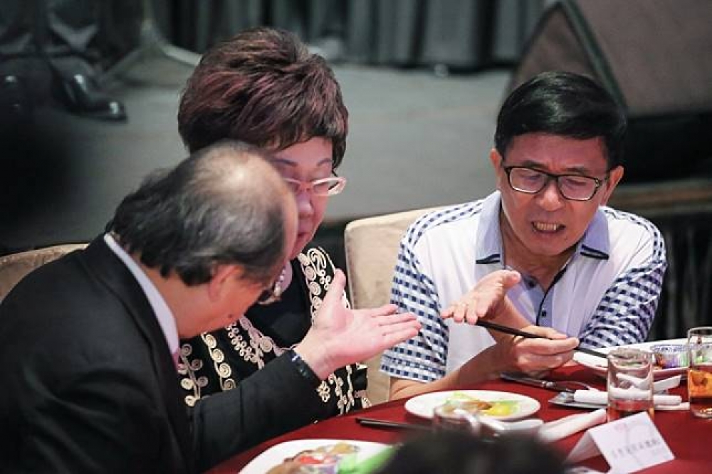 陳水扁不滿遭台中監獄禁令近日反嗆，聲稱5月4日將會參加凱達達格蘭基金會募款餐會並「上台致詞」。（資料照片）