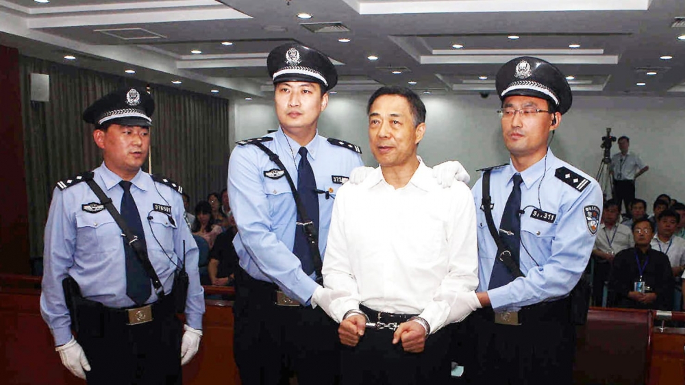目前人在北京昌平秦城監獄服刑的薄熙來。（美聯社）