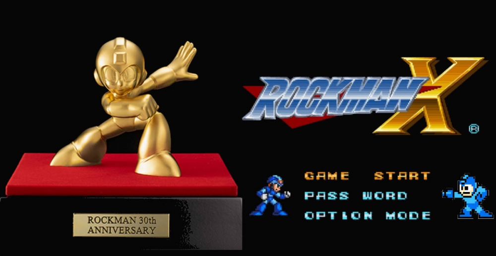 Capcom公布《洛克人》30週年紀念純金像閃耀登場！