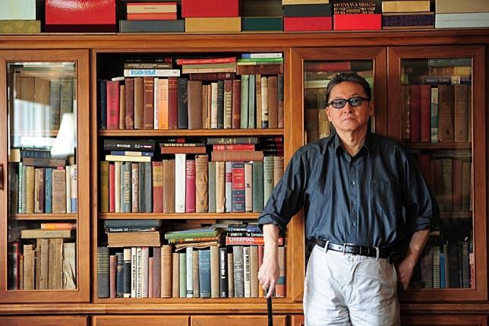作家溫紳透露，中國有意花3000萬買下李敖書房，台中市長林佳龍則有意協助保存。（圖片取自哈囉李敖）
