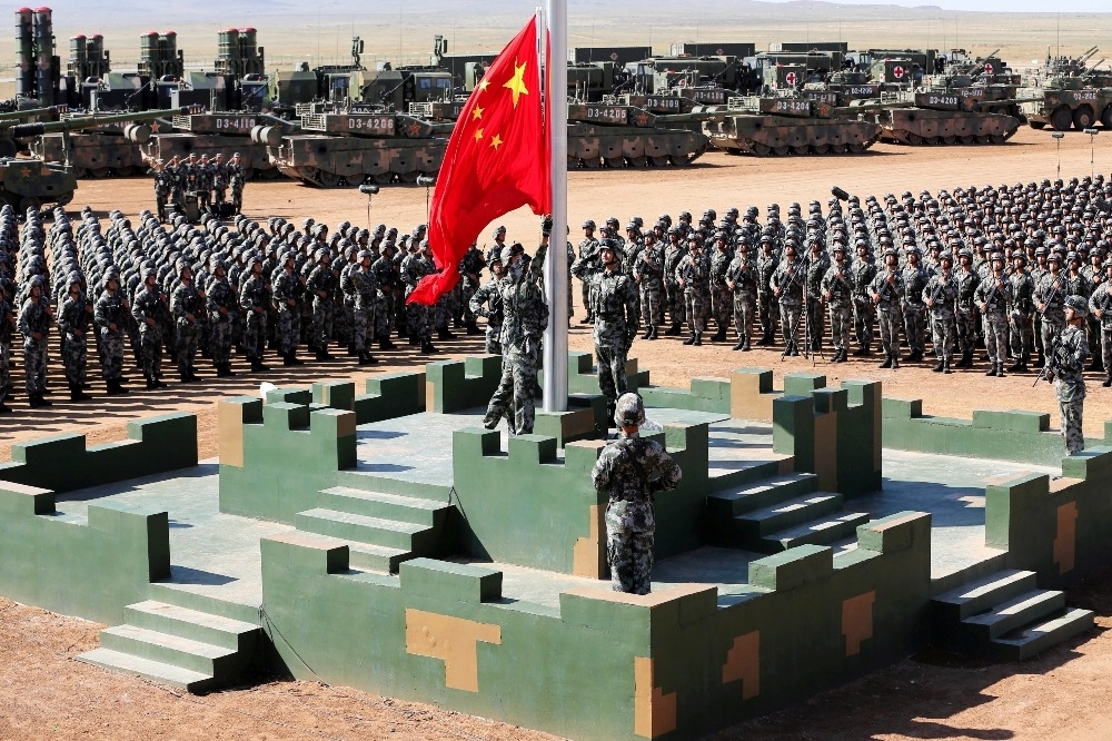 北京當局計畫2018年增加8.1%國防預算，用於提升解放軍實力。（湯森路透）