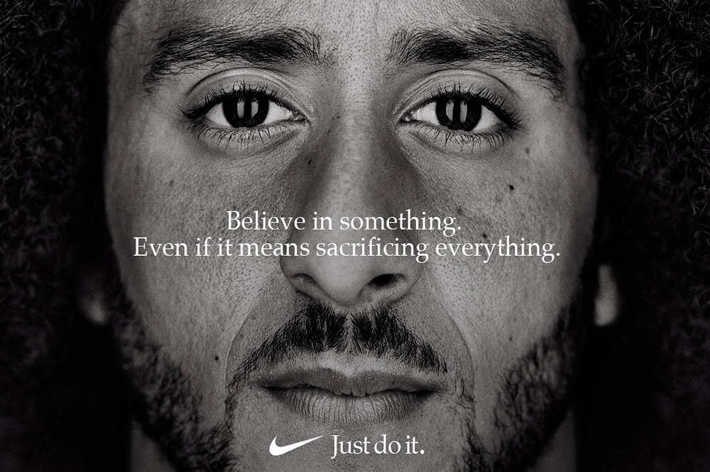柯柏尼克為Nike拍攝廣告引發爭議。（湯森路透）
