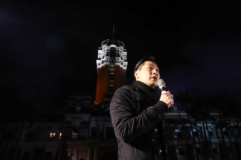 時代力量發言人吳崢13日接受電台訪問時表示，林昶佐正在審慎考慮參選台北市長。（攝影：陳品佑）