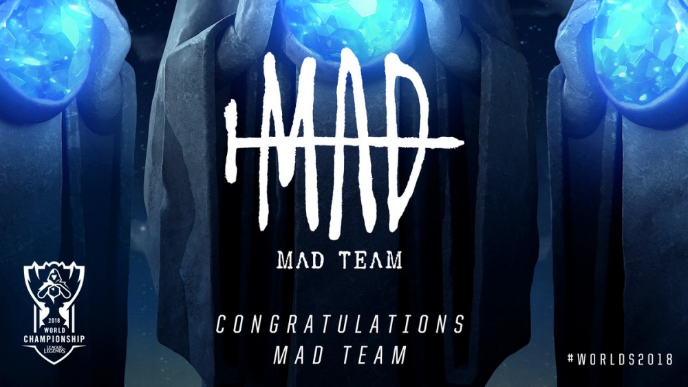 MAD Team確定代表 LMS 參加 S8 世界大賽（圖片來源：lolesports Twitter）

