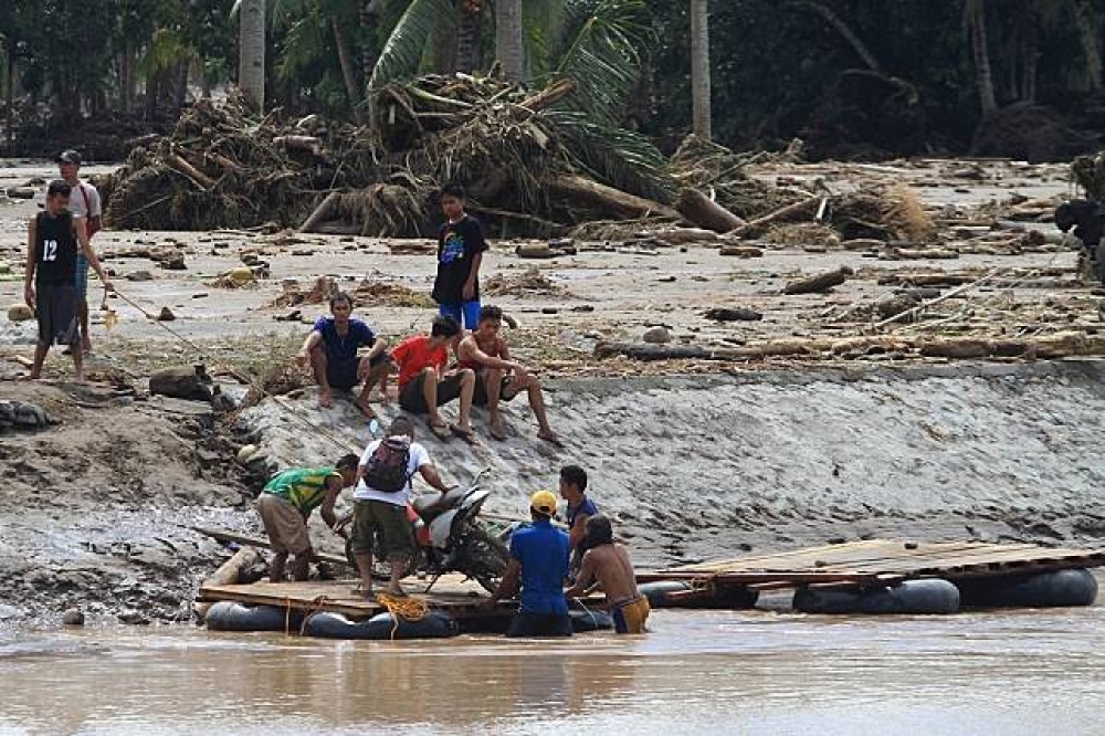 「天秤」颱風22日登陸菲律賓之後，已釀成逾200人死亡。（湯森路透）