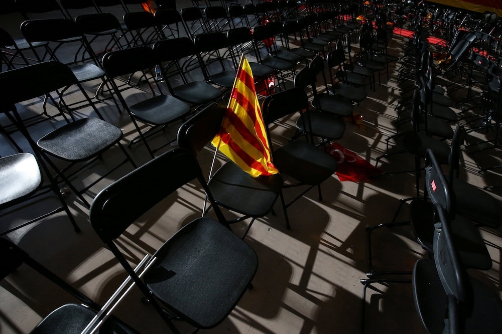 西班牙自治區加泰隆尼亞將於21日舉行議會大選。（湯森路透 ）