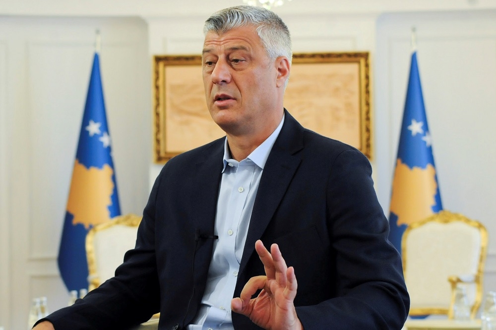 科索沃總統塔奇近期致力推動入歐。（湯森路透）