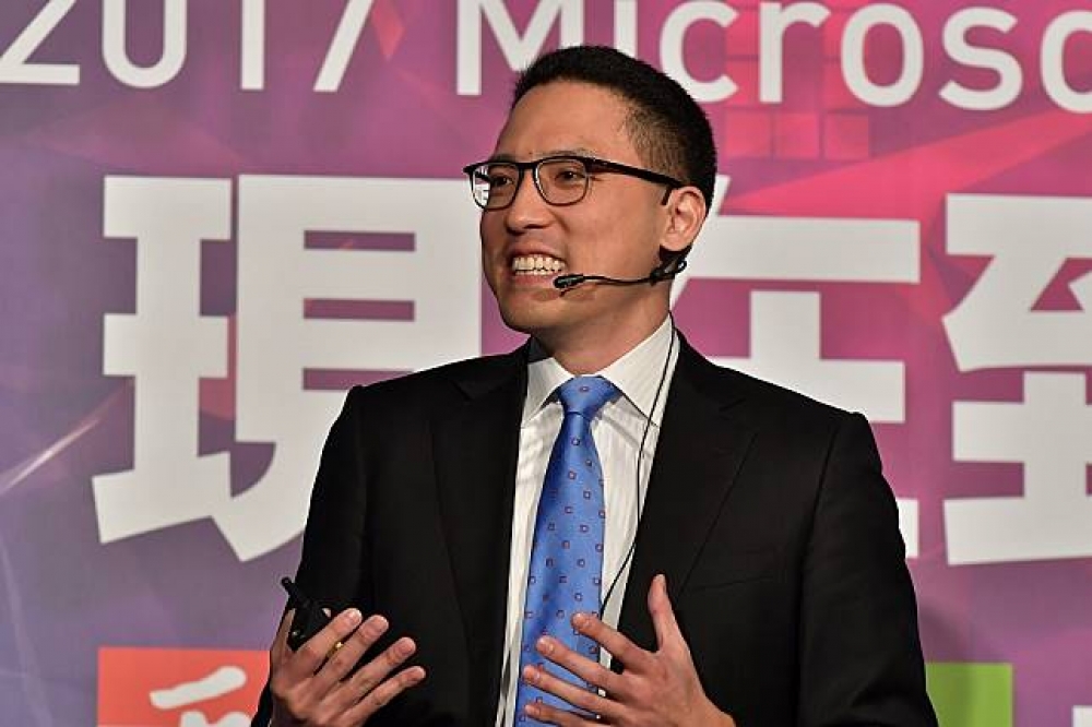 台灣微軟總經理孫基康10日宣布，將在台灣設立AI（人工智慧）研發中心。（圖片取自news.microsoft.com）