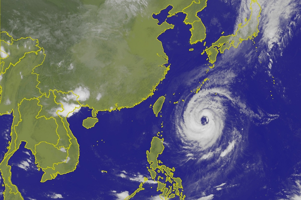 27日受東北風影響，中央氣象局對台北市、新北市、基隆市發布大雨特報。（圖片取自中央氣象局）