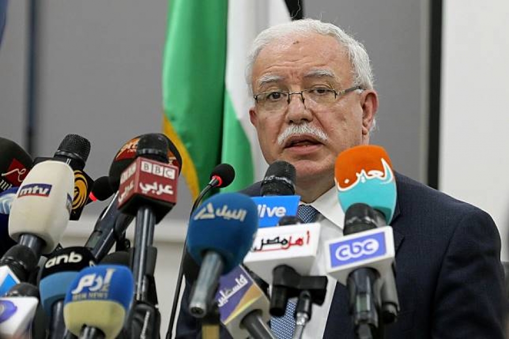 巴勒斯坦外長馬里克9日表示，巴國總統阿巴斯將不會與本月即將到訪的美國副總統彭斯會晤。（湯森路透）