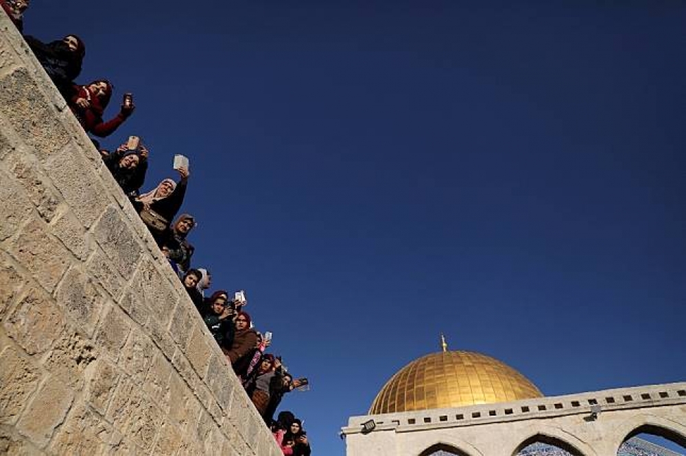 耶拉撒冷為伊斯蘭教、基督教、猶太教的聖城。（湯森路透）