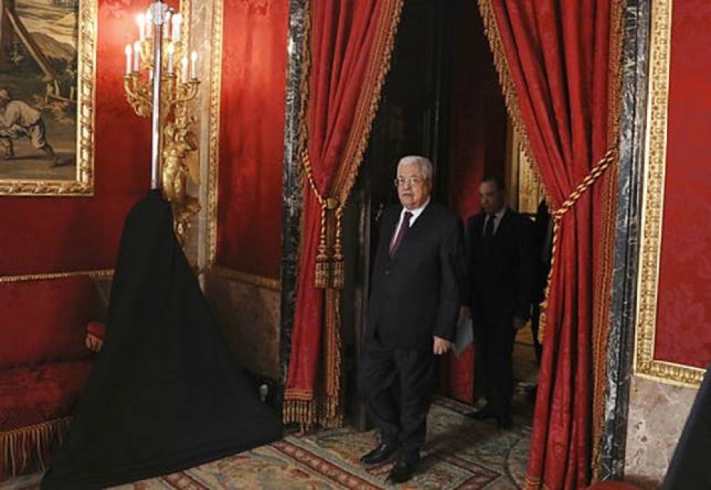 巴勒斯坦自治政府主席阿巴斯（Mahmoud Abbas）。（美聯社）
