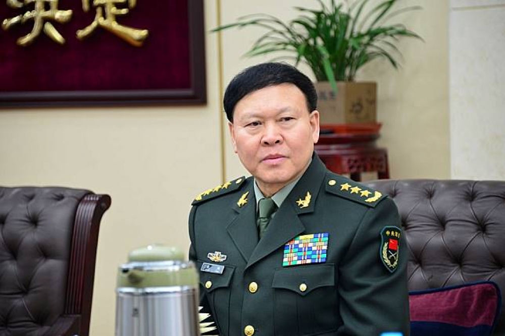 中國中央軍委政治工作部前主任張陽23日在家中自縊身亡。（湯森路透）