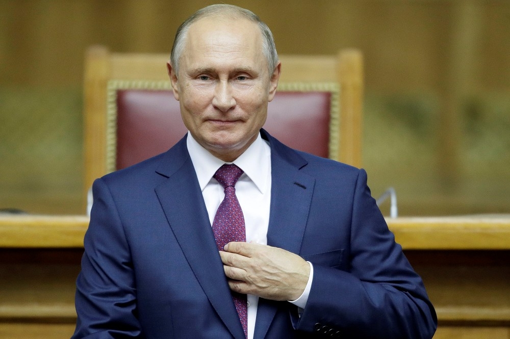 俄羅斯推出總統普京的2019年月曆。（湯森路透）