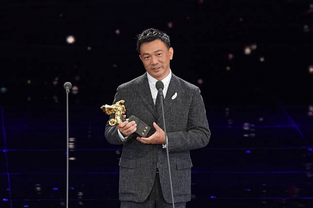 黃信堯獲得第54屆金馬獎最佳新導演獎（金馬執委會提供）