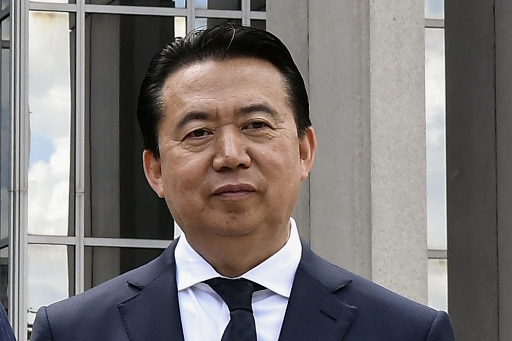 國際刑警組織（Interpol）中國籍主席、中國公安部副部長孟宏偉9月底自法國返抵北京後，遭當局帶回調查。（湯森路透）