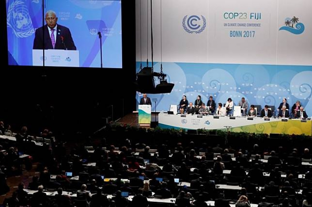 第23屆聯合國國際氣候大會（COP23）6日於德國波昂展開。（湯森路透）