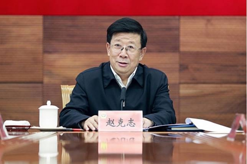 趙克志高齡出任中國公安部長。（取自中國公安部官網）